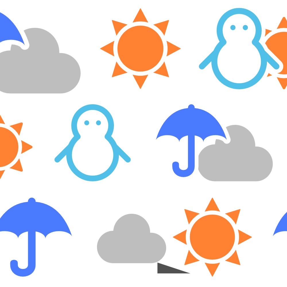 【無料DL可・28種】天気予報アイコンセット