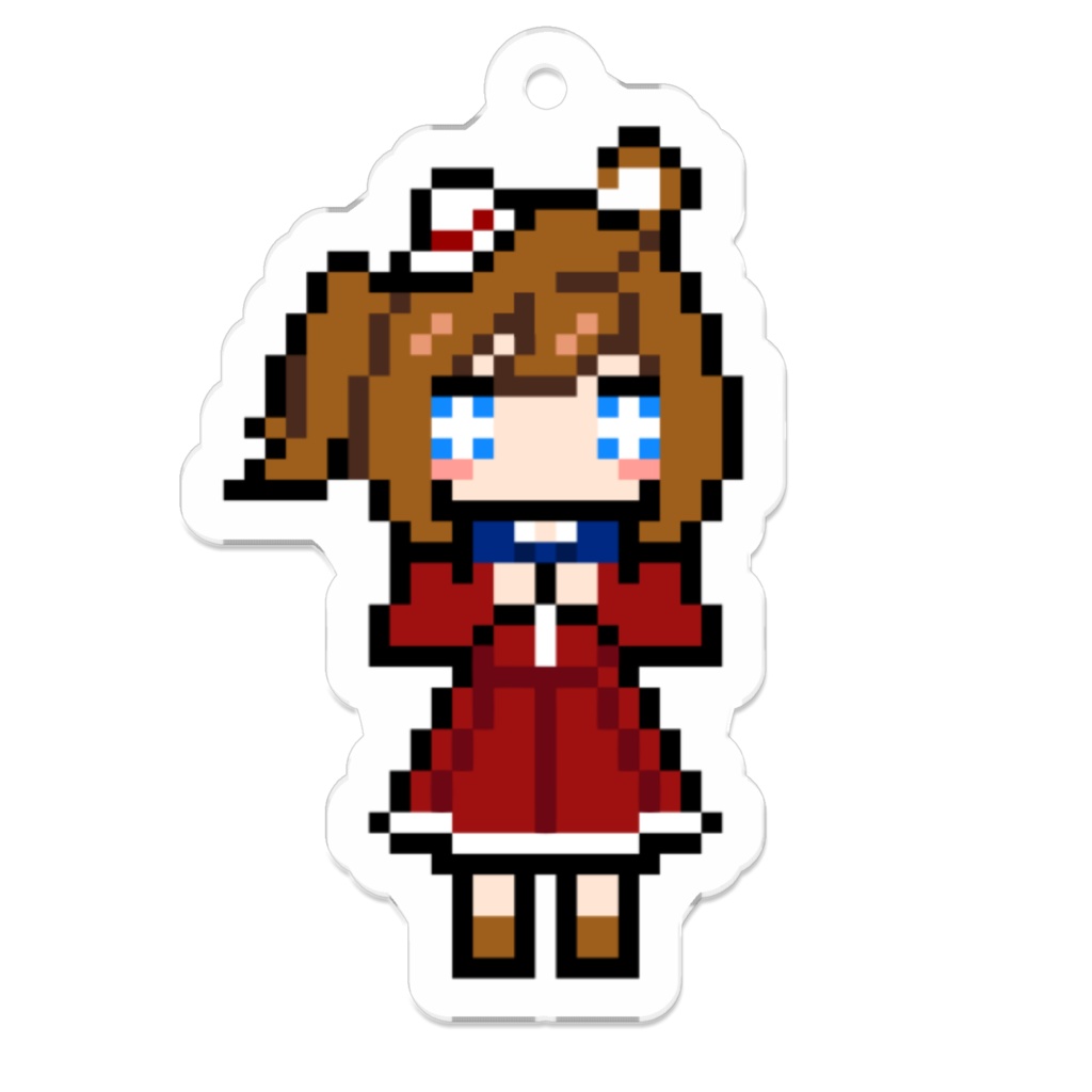 シオちゃんドットアクリルキーホルダー