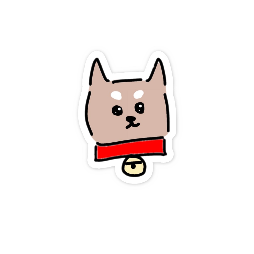 よい犬スマホステッカー