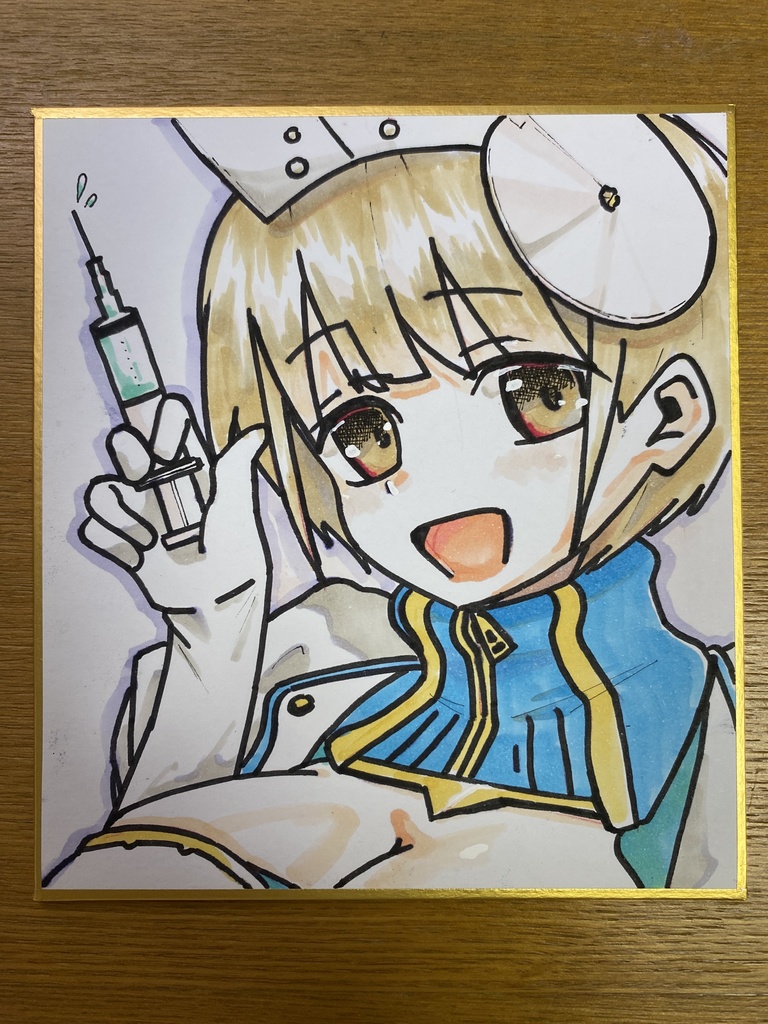 神姫プロジェクト　ニケ　色紙