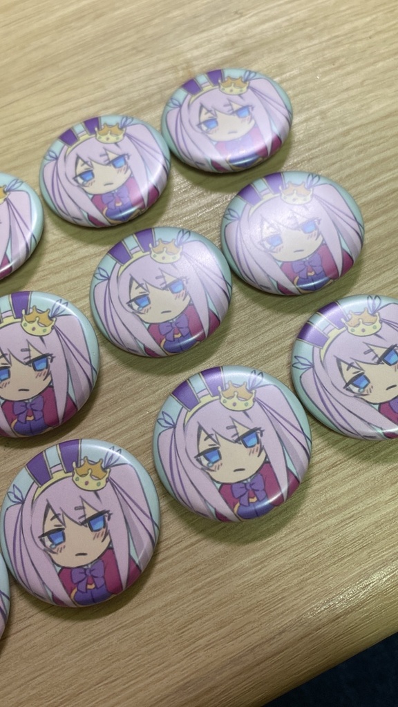 ベリトちゃん　ミニ缶バッジ（マット）