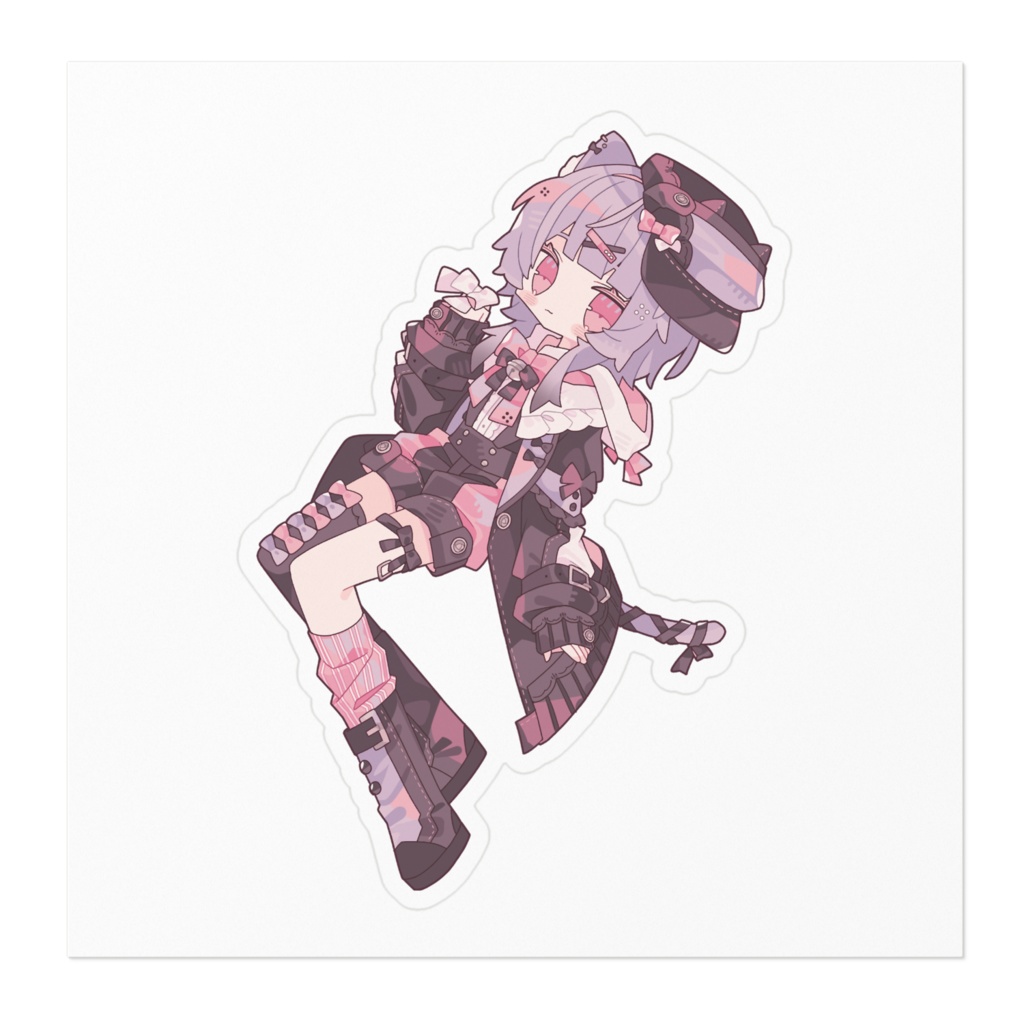 旅するかしぃさんステッカー