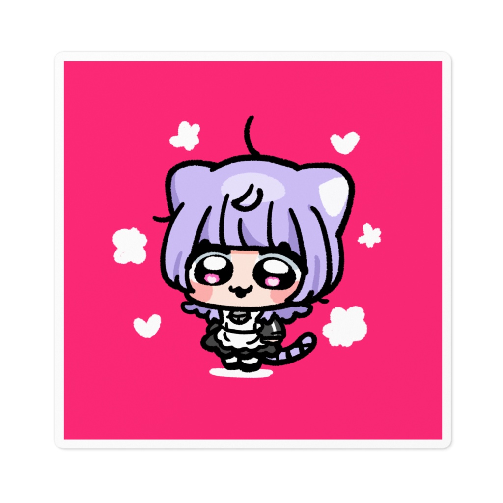 ノーマルかしぃさんステッカー