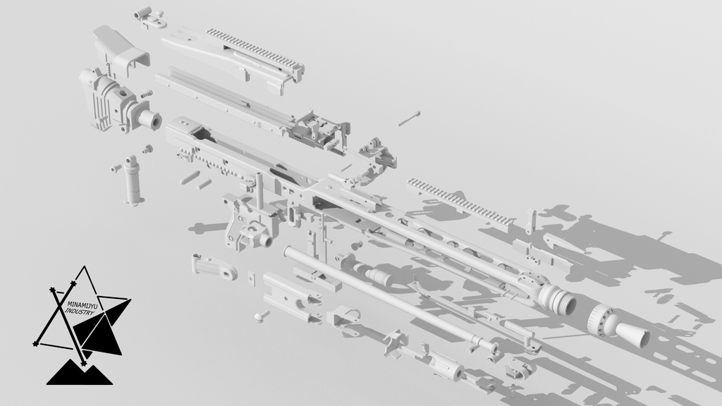 MG3-KWS 3Dモデル1/1(3Dプリント)