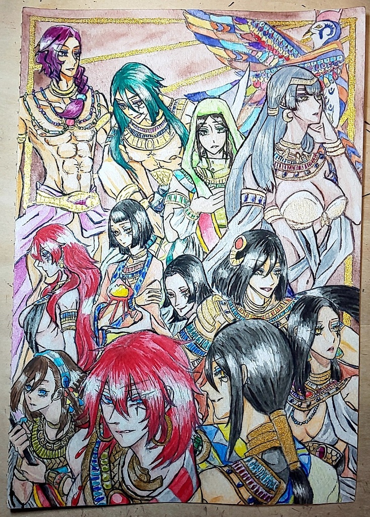 カラー原画 サイズ大