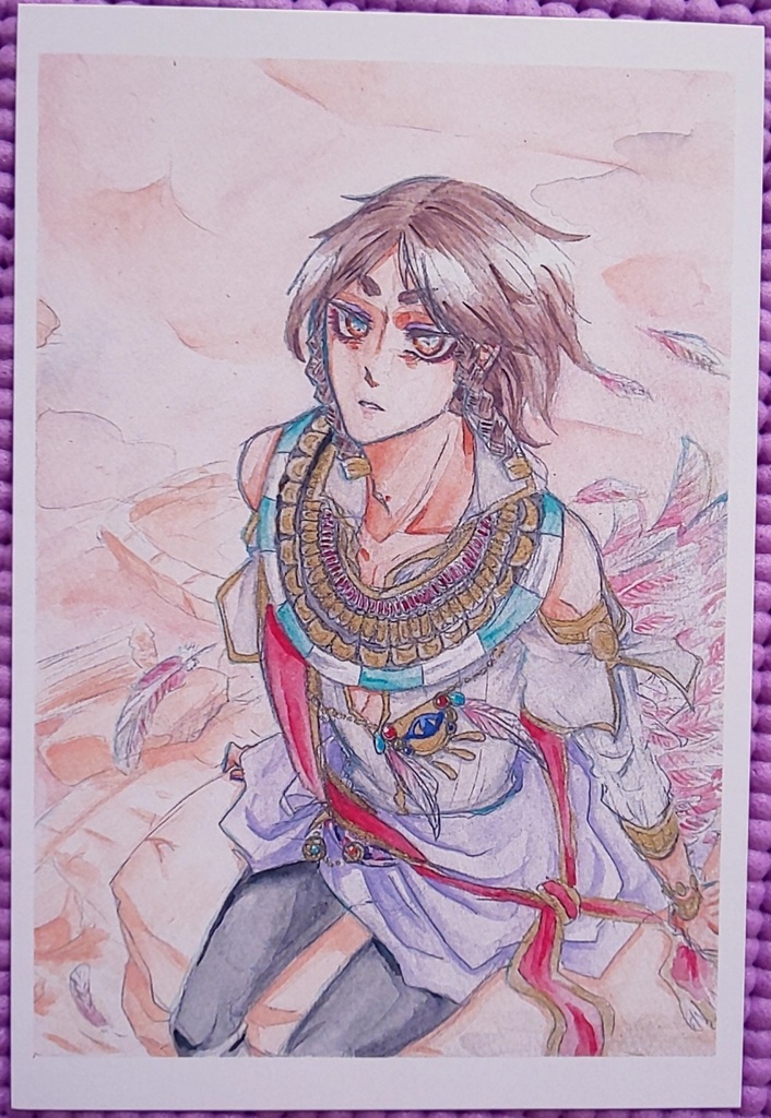 埋む嵐-ポストカードセット「漠・陸・穹」