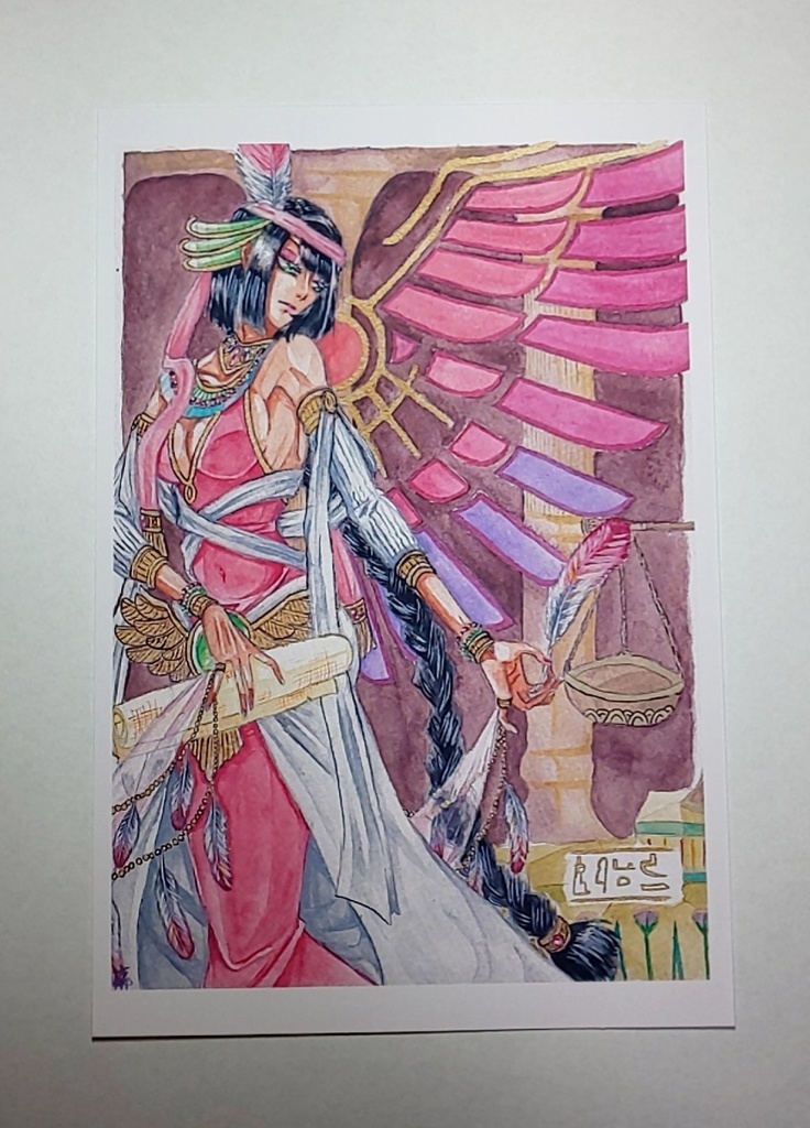 埋む嵐―ポストカードセット「Djehwty・Maat」