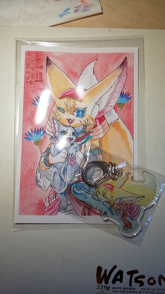 「埋む嵐」-猫の日セバちゃんアクリルキーホルダー