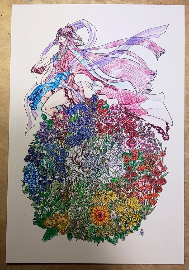 「天之薫、地之襲」―ポストカードセット『相環~此花咲耶~・日昇・四季』