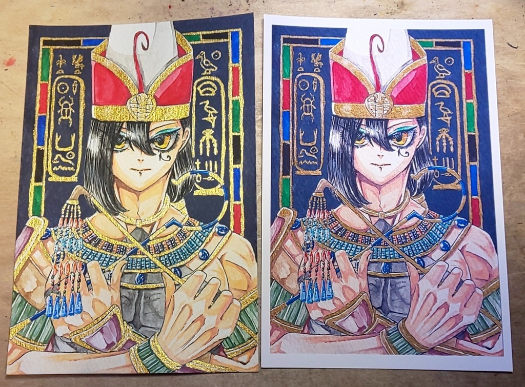 双国の烈日-ポストカードセット「王の肖像 第18王朝~先駆け」