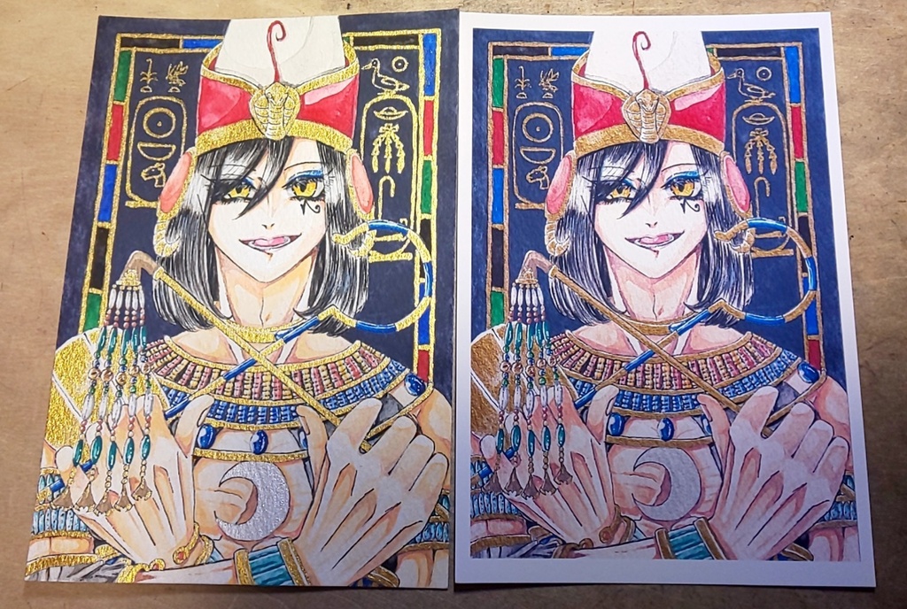 双国の烈日-ポストカードセット「王の肖像 第18王朝~先駆け」