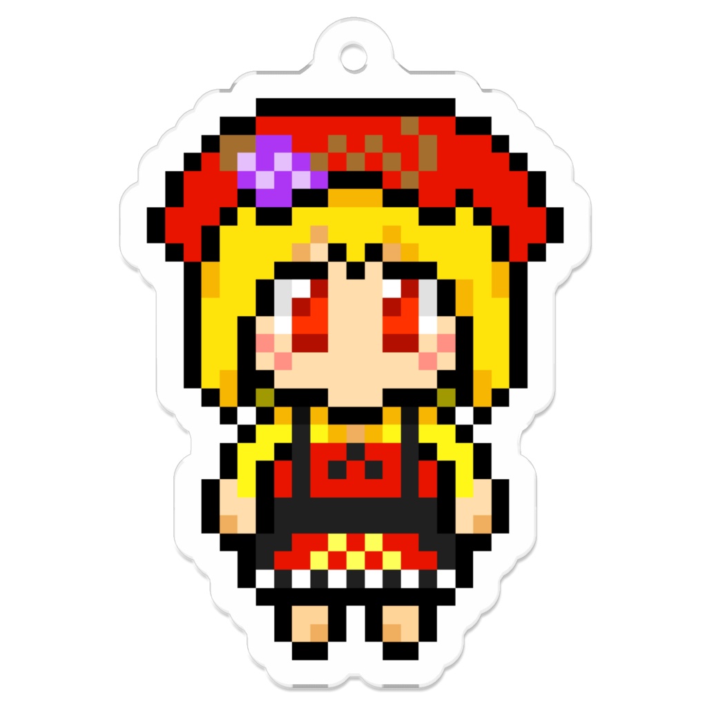 アクリルドットキーホルダー 秋穣子