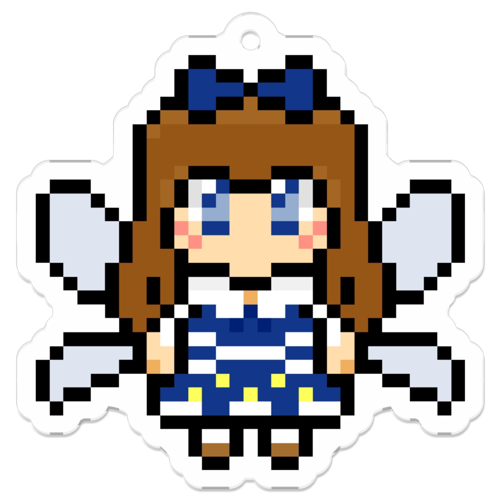 アクリルドットキーホルダー スターサファイア