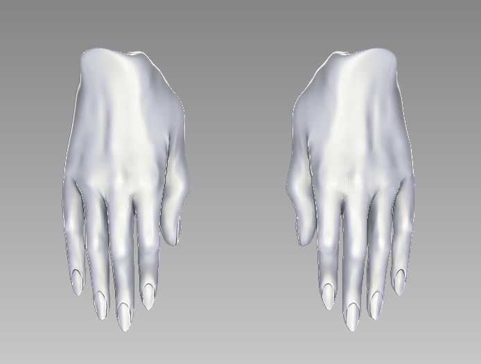 Zbrush用マットキャップ3　アウトライン確認用