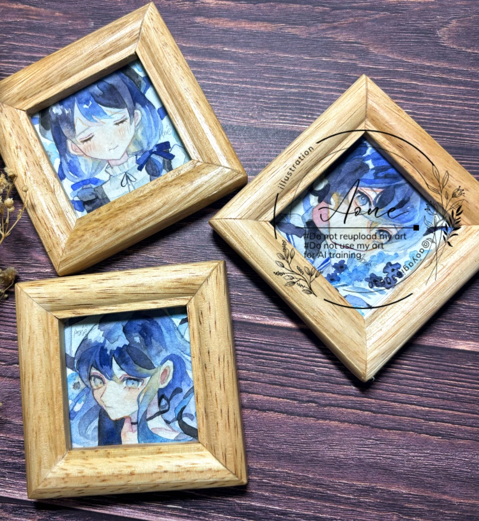 額装ミニ原画 2種類