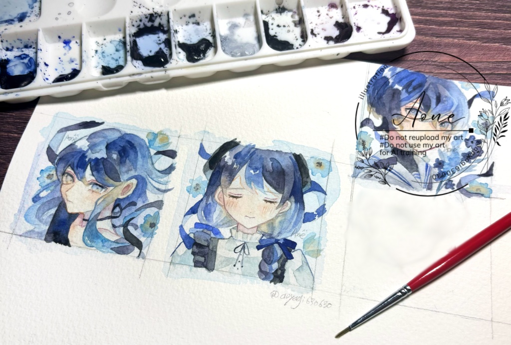 額装ミニ原画 2種類