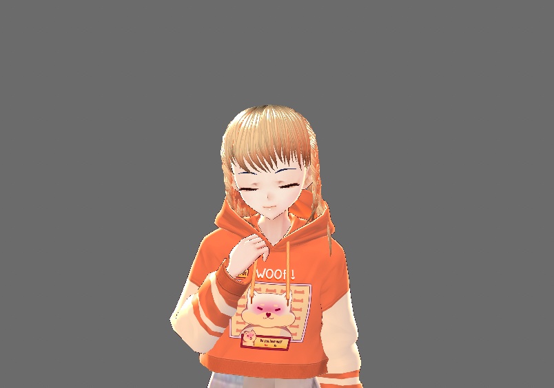 Blonde curly hair Vroid|Free