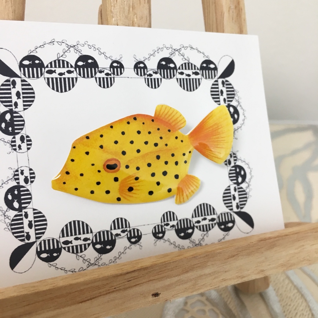 ハコフグ ブローチ ペンギンのアトリエ Booth