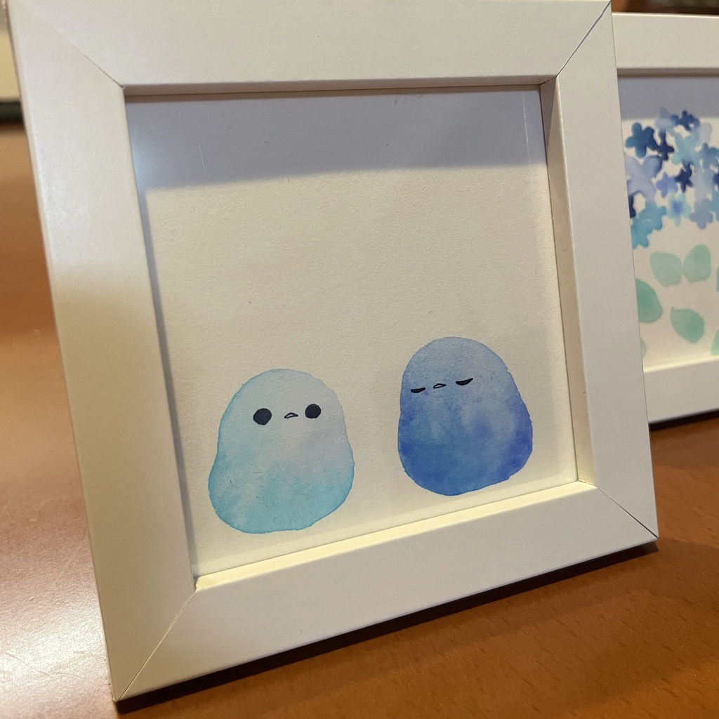 【原画】心地よい青【ドローイング】