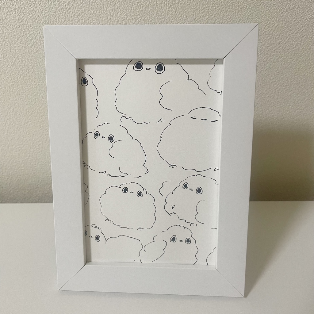 【原画】鳥いっぱい