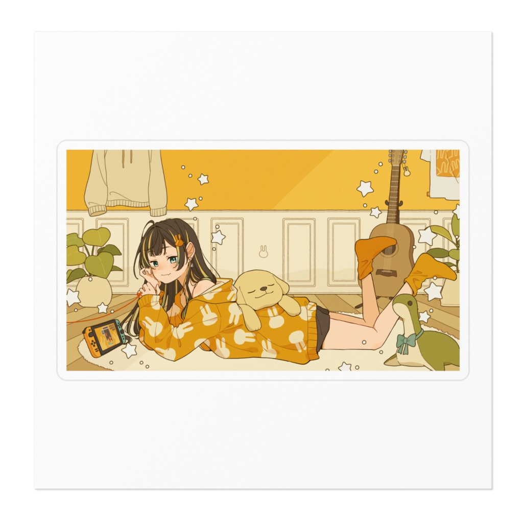 まるみんステッカー / 君色に染まる