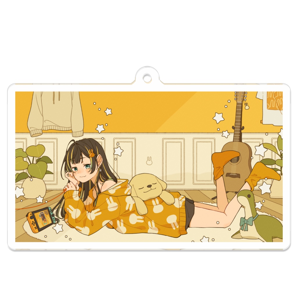 まるみんアクリルキーホルダー / 君色に染まる