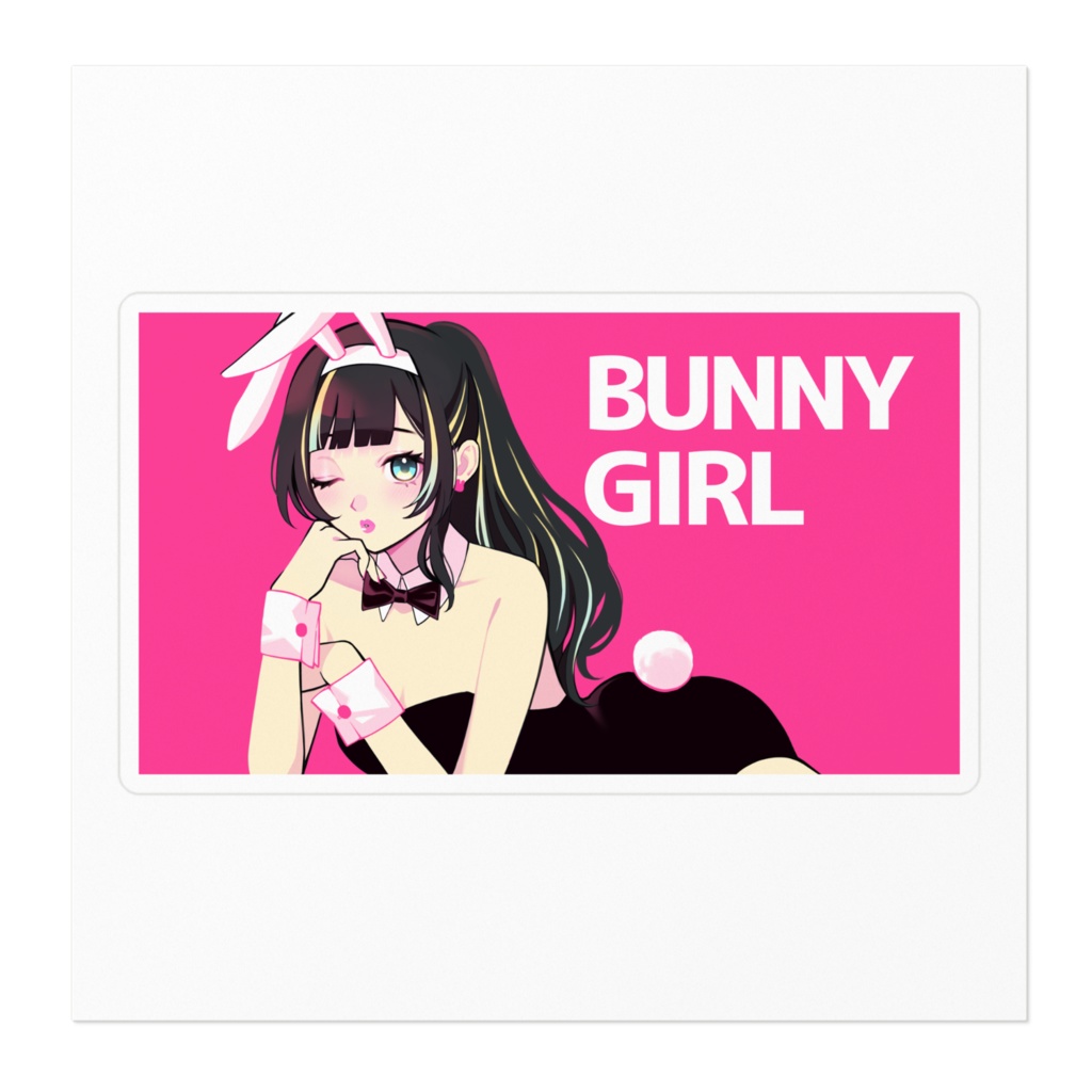 まるみんステッカー / Bunny Girl