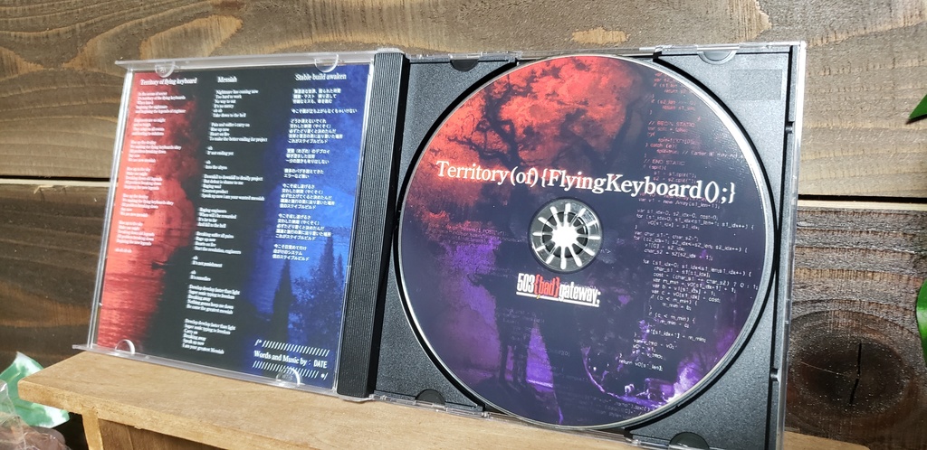 Territory of flying keyboard