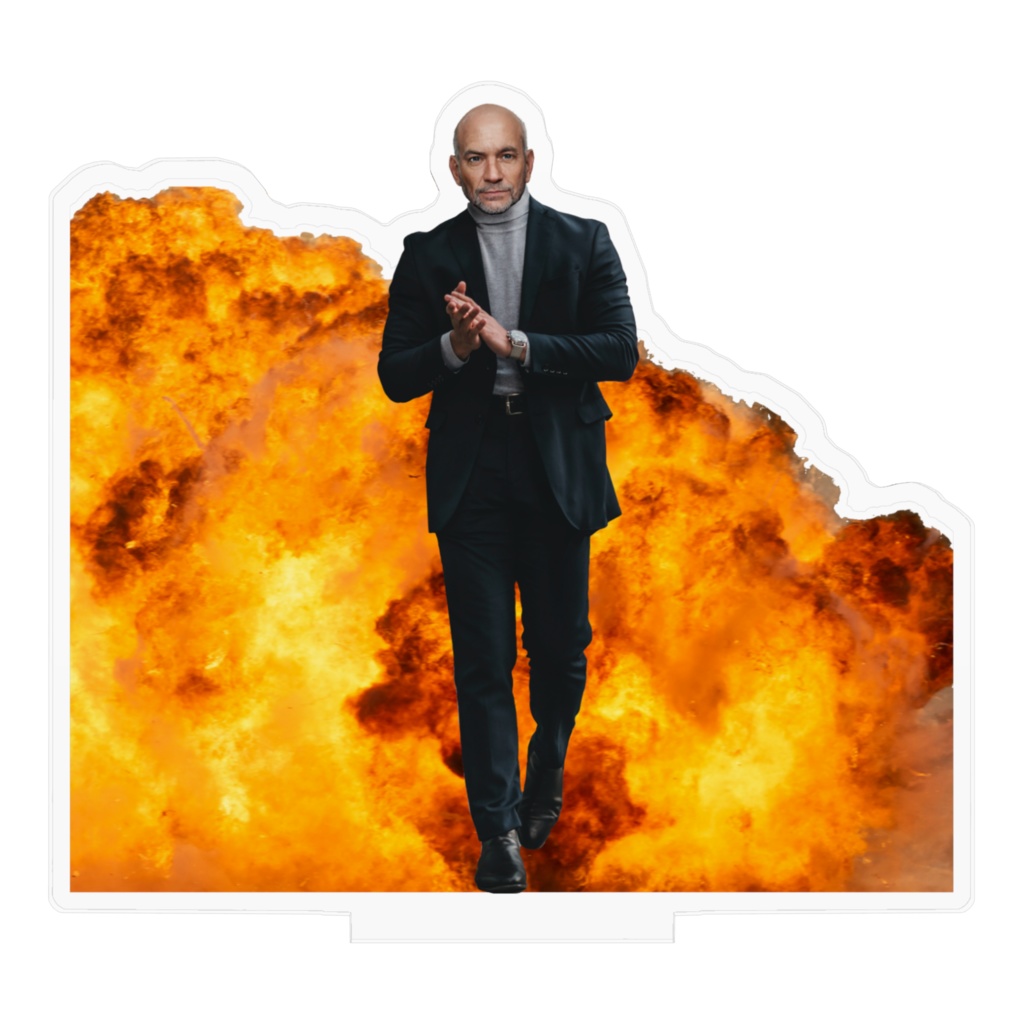 伊達五十嵐 アクリルフィギュア(実写風版)爆発有り