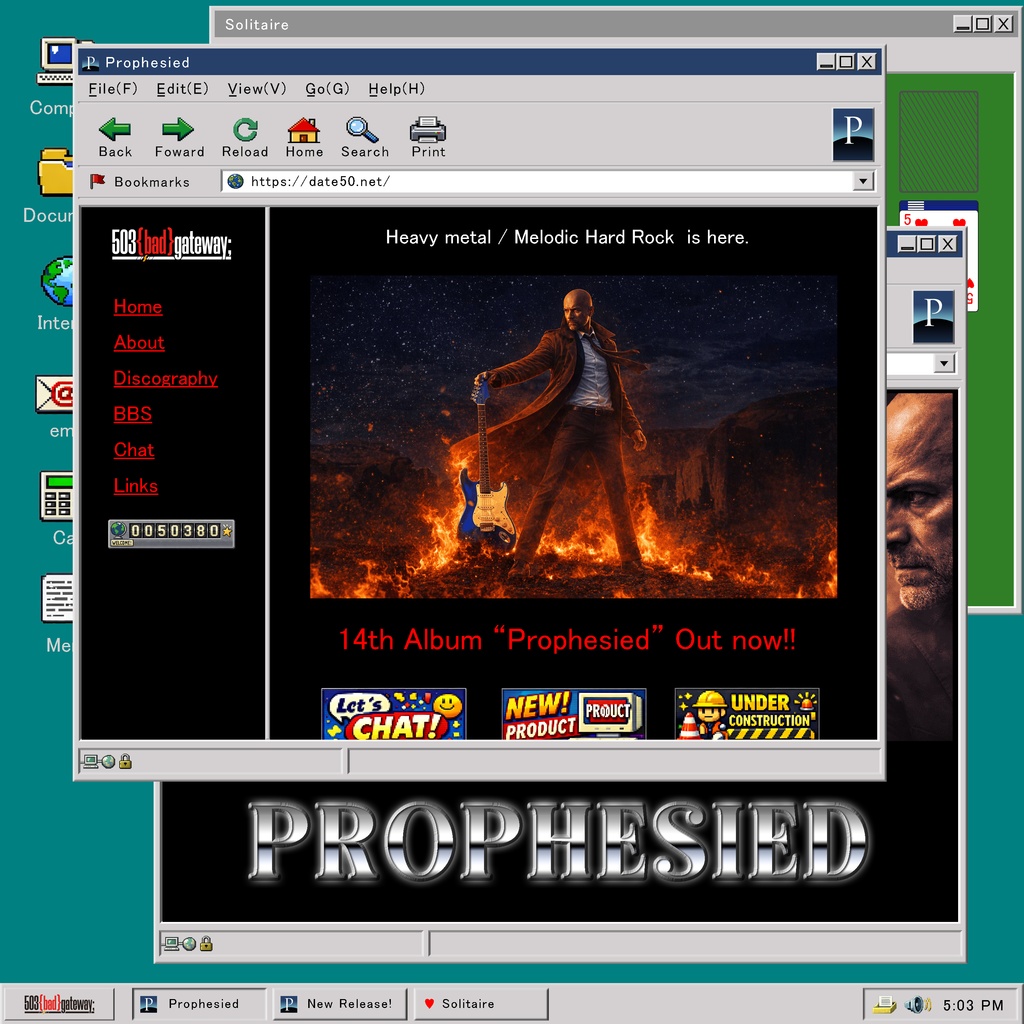 【14thアルバム】Prophesied【メロディックハード/ヘヴィメタル】M3春-2026