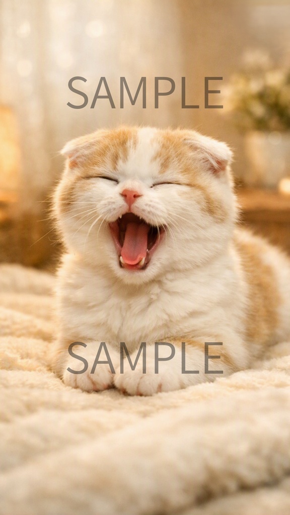 スコティッシュフォールド子猫ほっこり素材 Vol.03 ーCozy Scottish Fold Kitten Series (9枚セット)