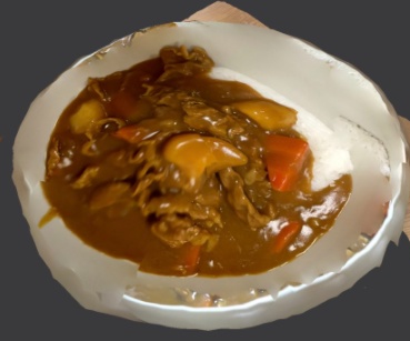 カレー 3Dモデル 料理