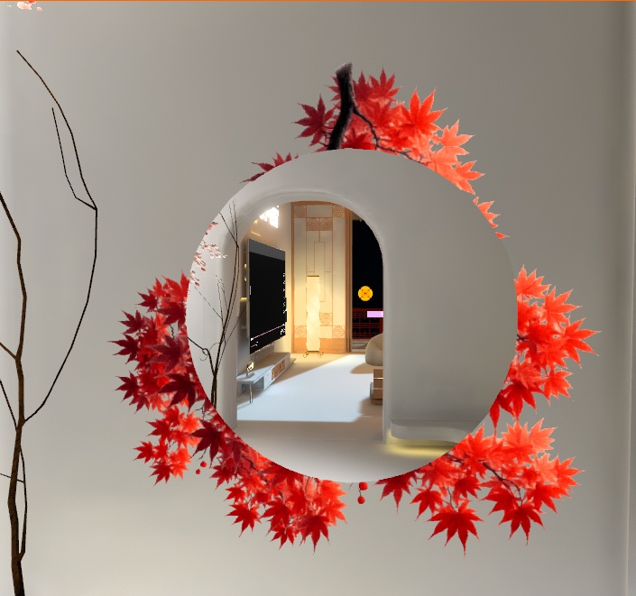 丸いミラー 円形ミラー VRChat 対応ワールドギミック