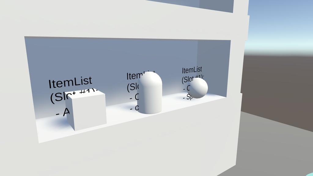 VRChatワールドギミック らくらくストッカーシステム 片付けギミック