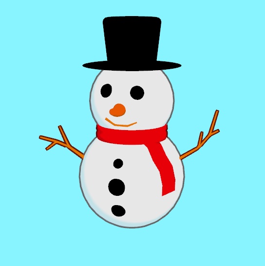 ゆきだるま【VRChat使用想定】