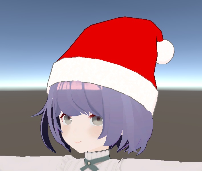 揺れるサンタ帽子【VRChat使用想定】クリスマス