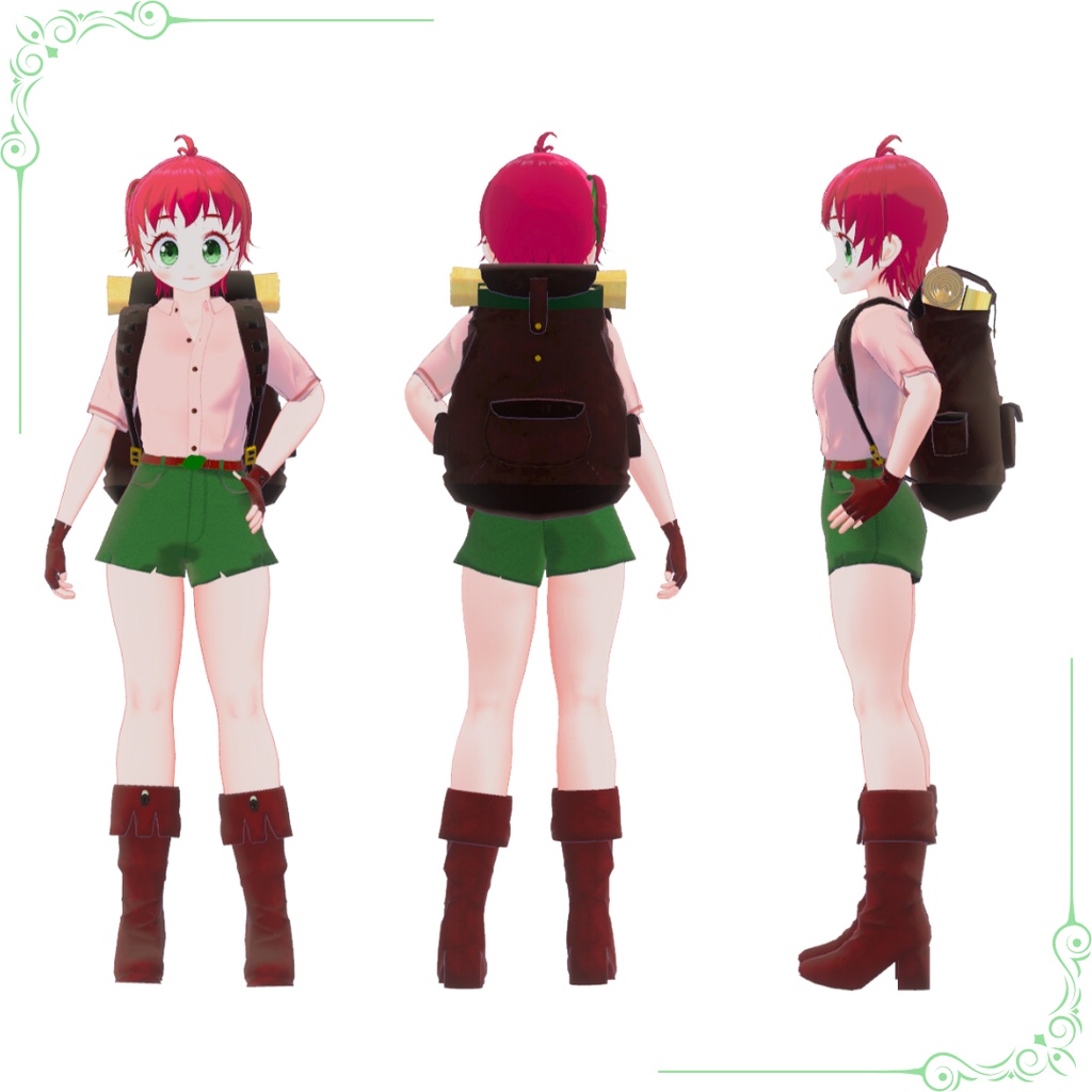 オリジナル3Dモデル『eim -エイム-』(VRChat使用想定アバター)