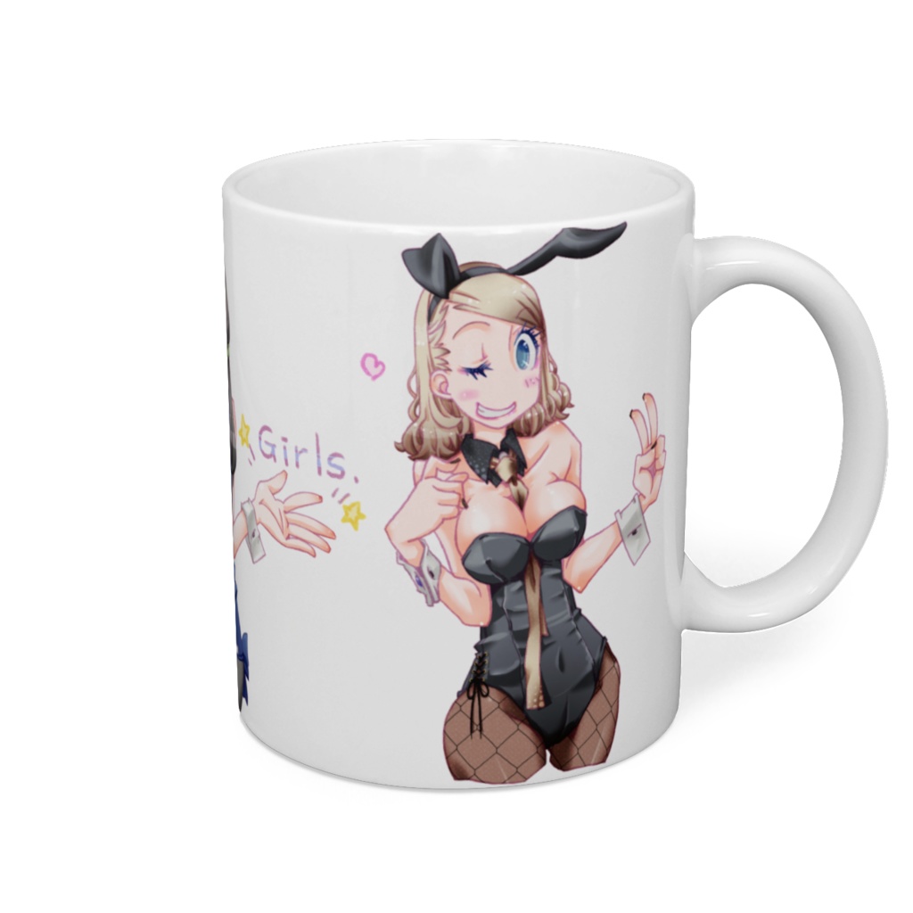 バニーさんのマグカップ。