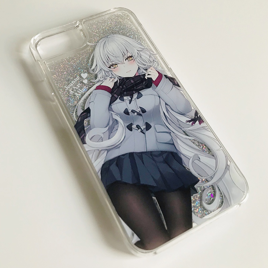 ダッフルコートジャンヌオルタ グリッターiphoneケース
