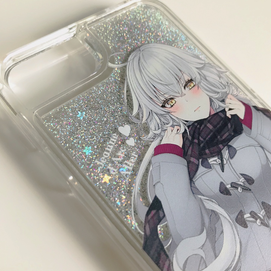 ダッフルコートジャンヌオルタ グリッターiphoneケース