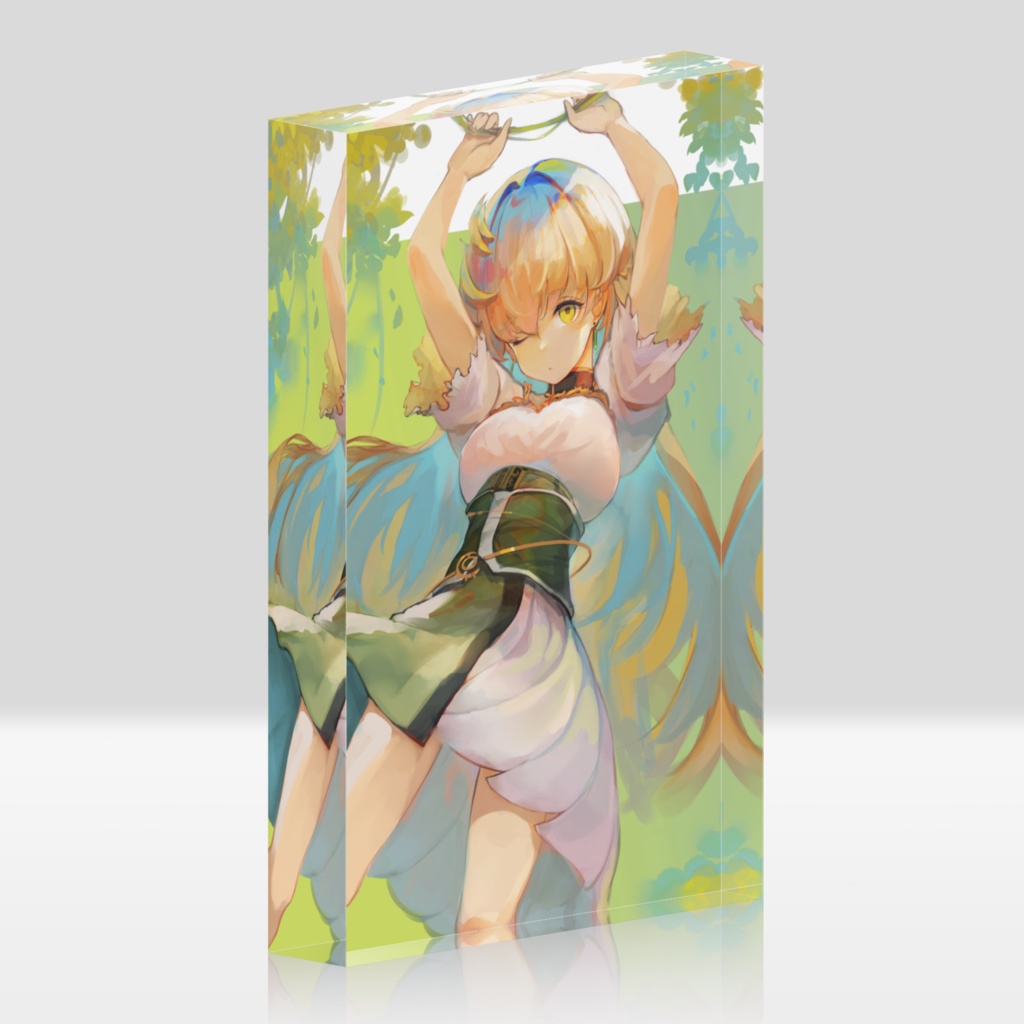 とうま　アクリルブロック