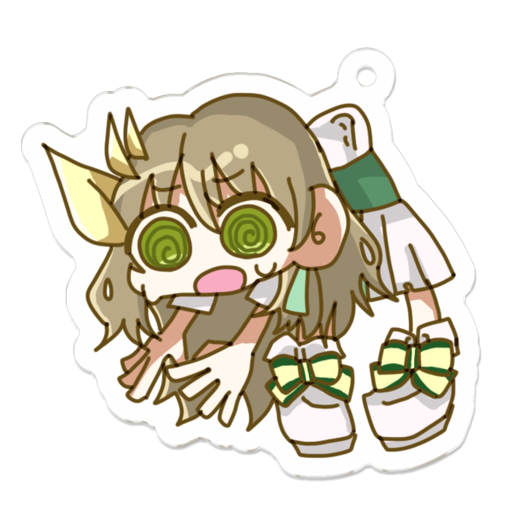 とうま　つままれアクリルキーホルダー