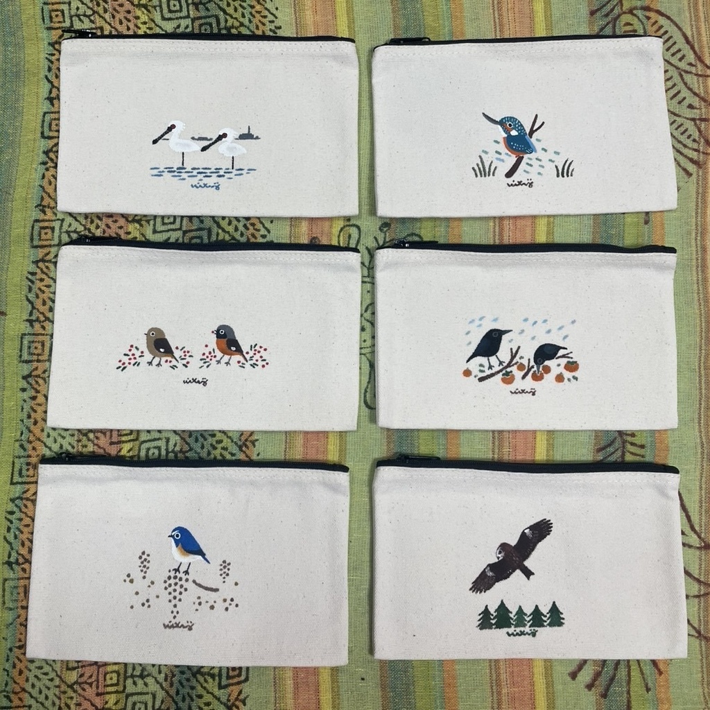 手描きポーチ(小)