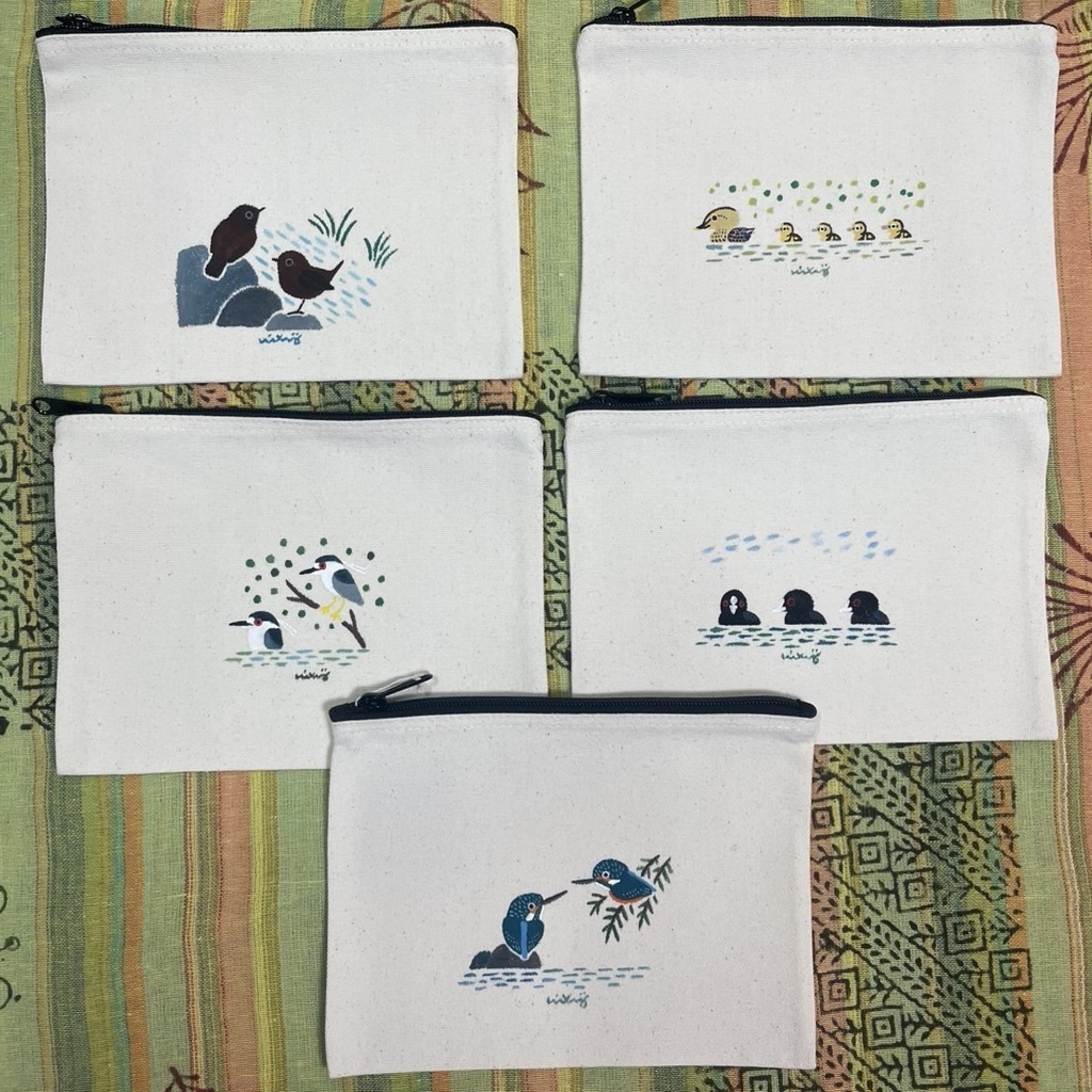 手描きポーチ(大)