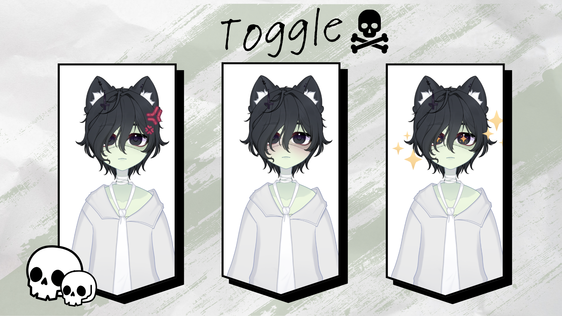 Live2d Model 】 ZombieWolf - Monte's Basement - BOOTH