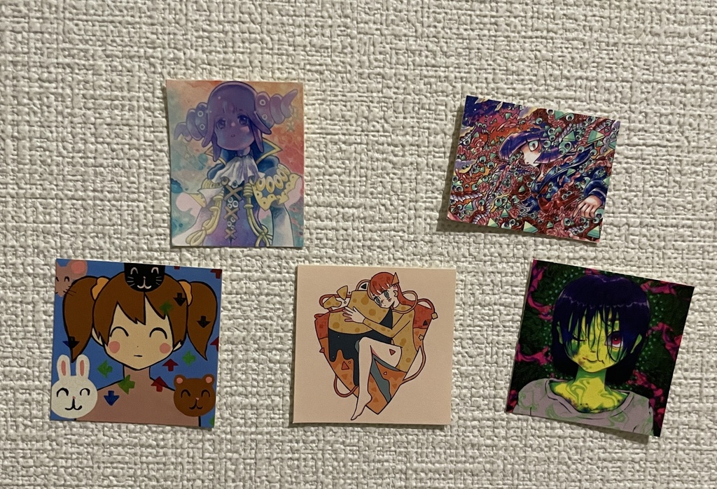 #皐月の明 バー展示作品 限定ステッカー