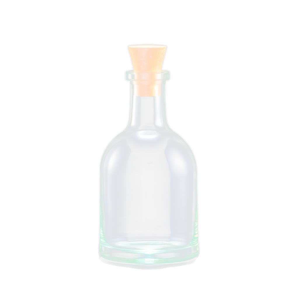 【無料】透明ポーション瓶アイコン素材 Mini(透過PNG 10点)→ 本編89点あり