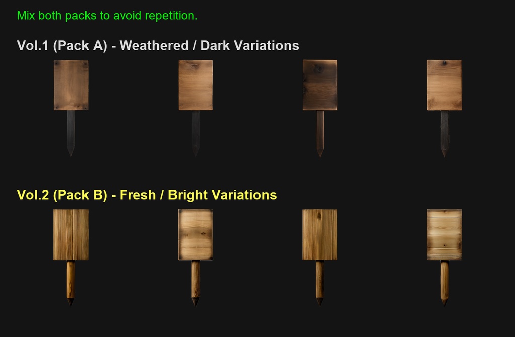 【Unity2D素材】江戸シリーズ:木看板 Vol.2(35 PNG)け