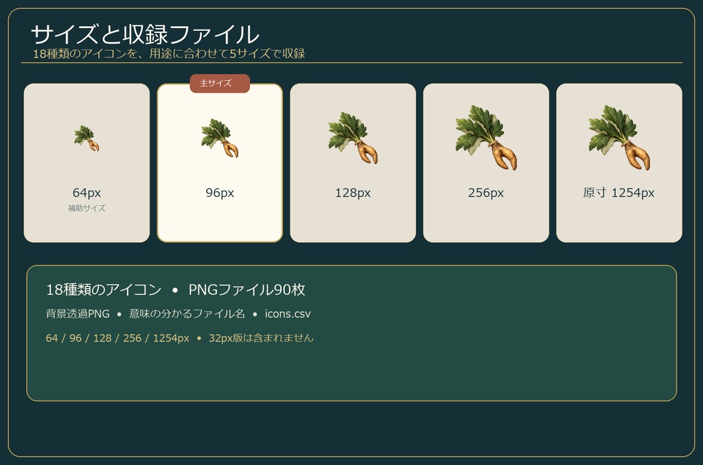 和風薬屋・調合アイコン18点|ゲーム素材・透過PNG