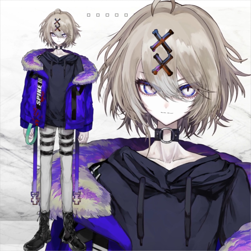 【展示】ケモ耳尻尾中性モデル